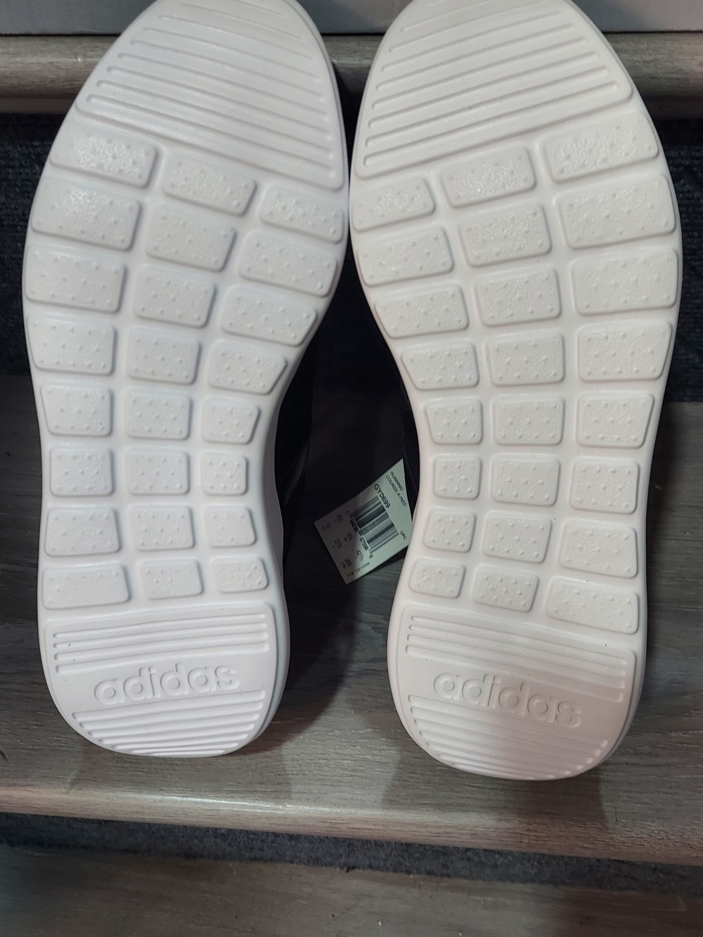 adidas Black & White Lightweight Sneakers - Picture 6 of 10